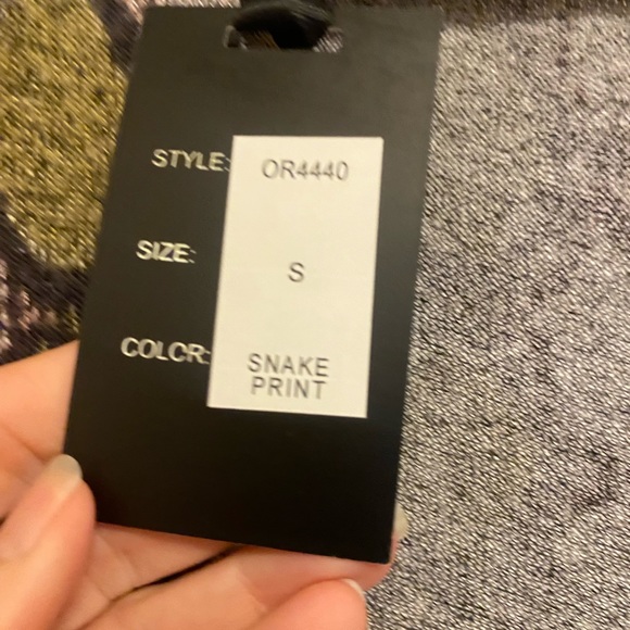 NWT Anthropologie Oliver by Escio sweater duster snake print - Picture 5 of 7